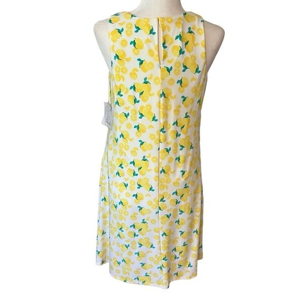 Pappagallo Lemon Print Sleeveless Dress. Size Small. New with Tags!! - Picture 4 of 14